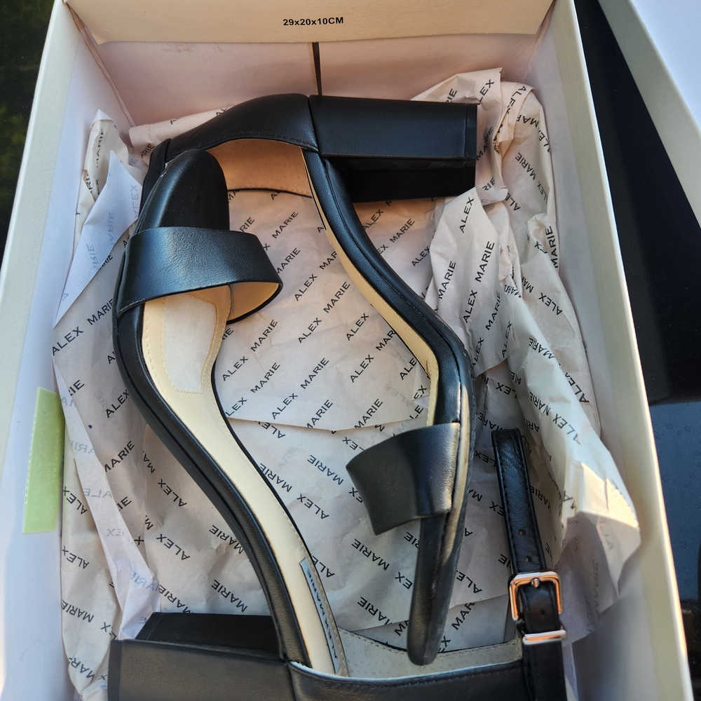 Alex Marie Black Women's Heels